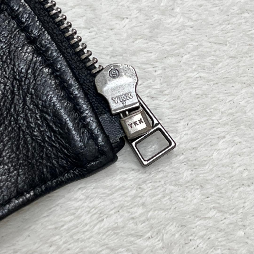 『ABAHOUSE アバハウス』ライダースレザージャケット 羊革 ジップアップ