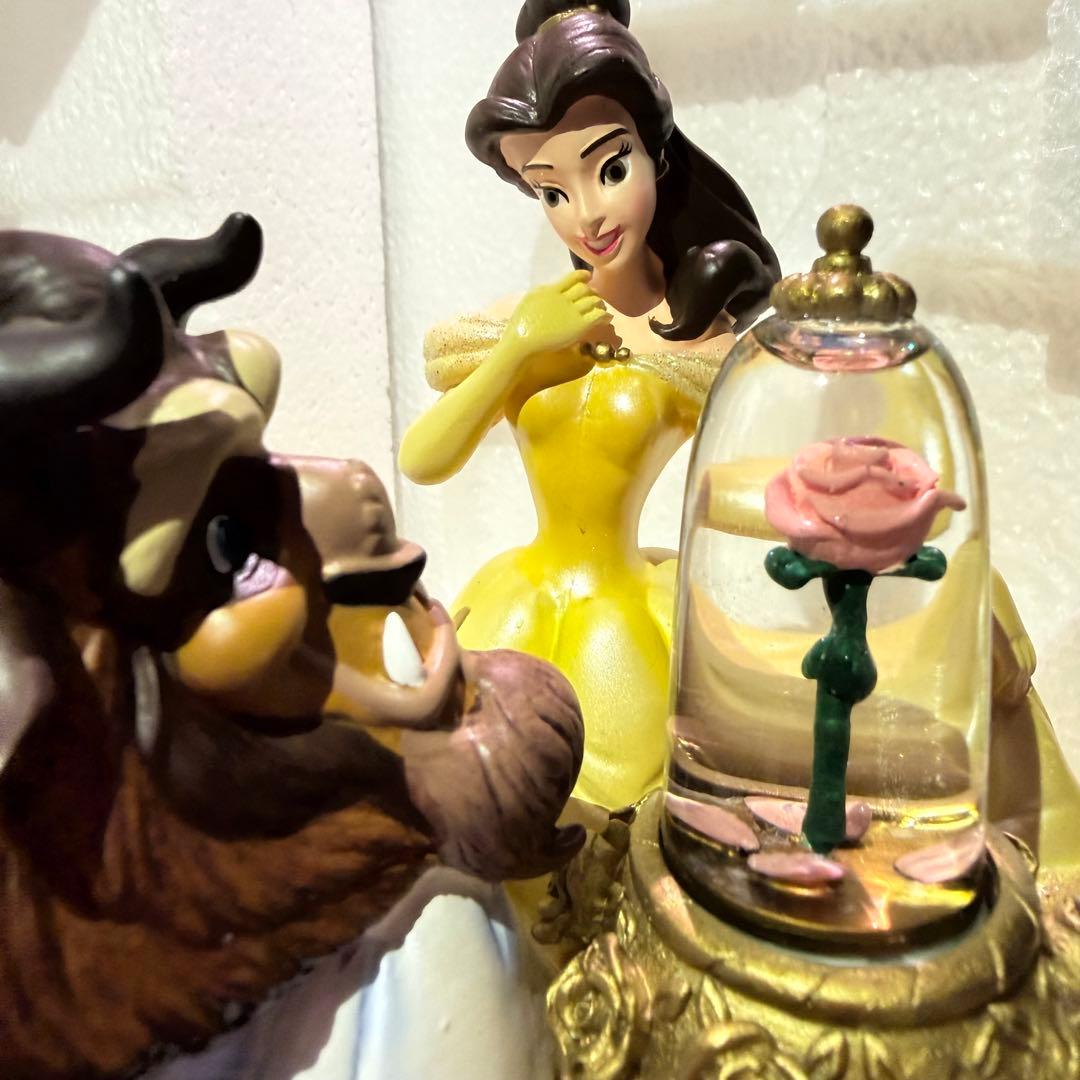 ディズニー 美女と野獣 ベル スノードーム スノーグローブ オルゴール