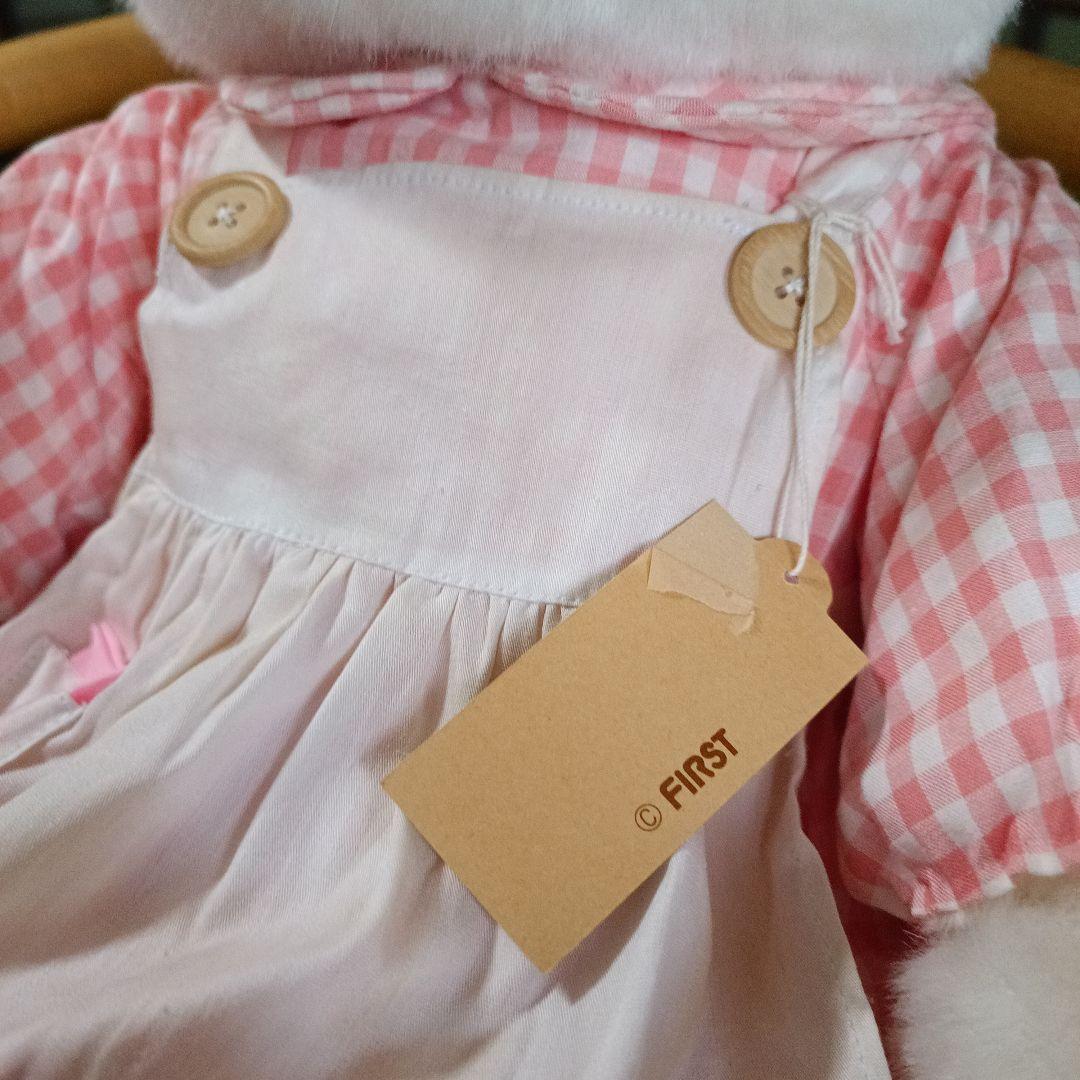 コットンフィールズ　コットンうさぎ　ファースト社　レトロ　エプロン　ぬいぐるみ