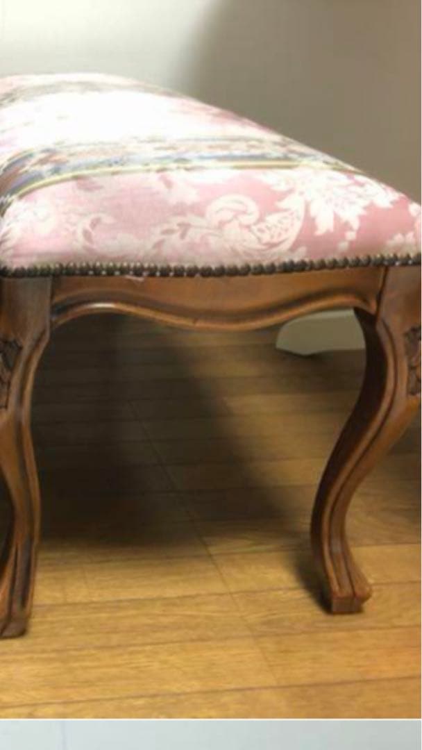 希少♦️ロココ アントワネット♦️最高級 アンティーク♦️猫脚チェア２脚＆ベンチ１脚