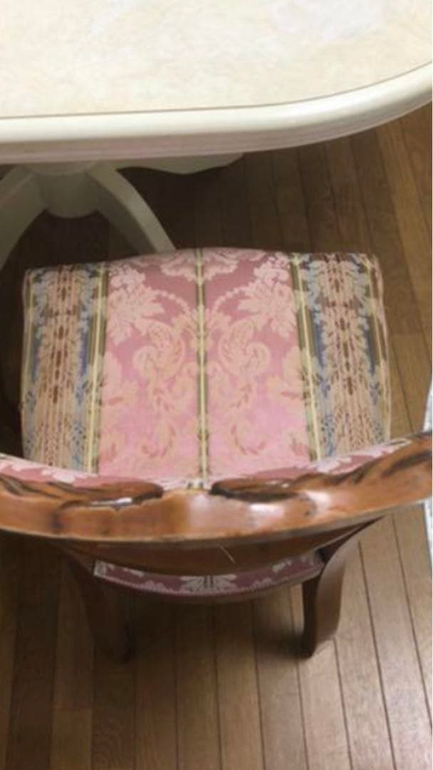 希少♦️ロココ アントワネット♦️最高級 アンティーク♦️猫脚チェア２脚＆ベンチ１脚