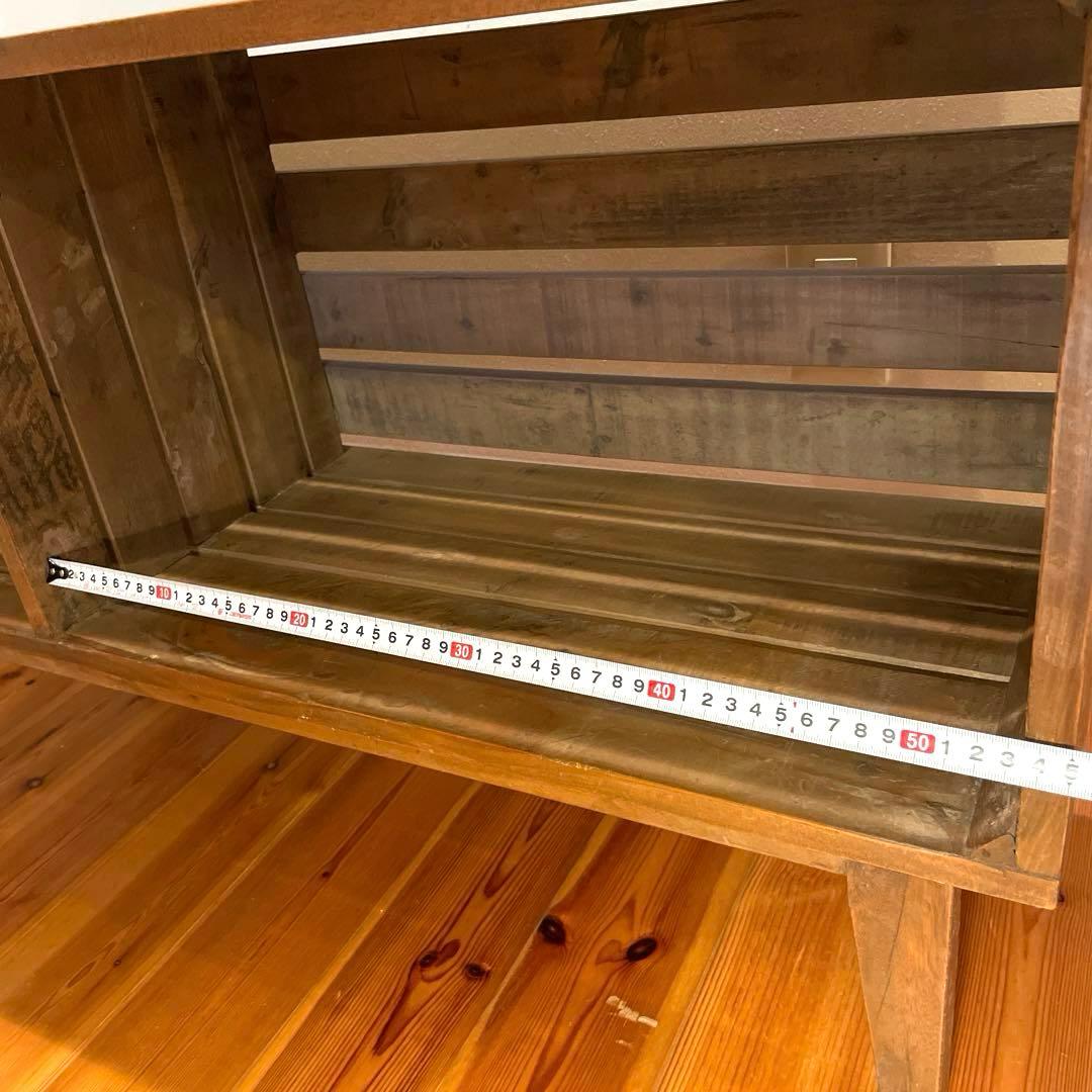 シャビーなテレビボード★テレビ台 古材 木製 アンティーク