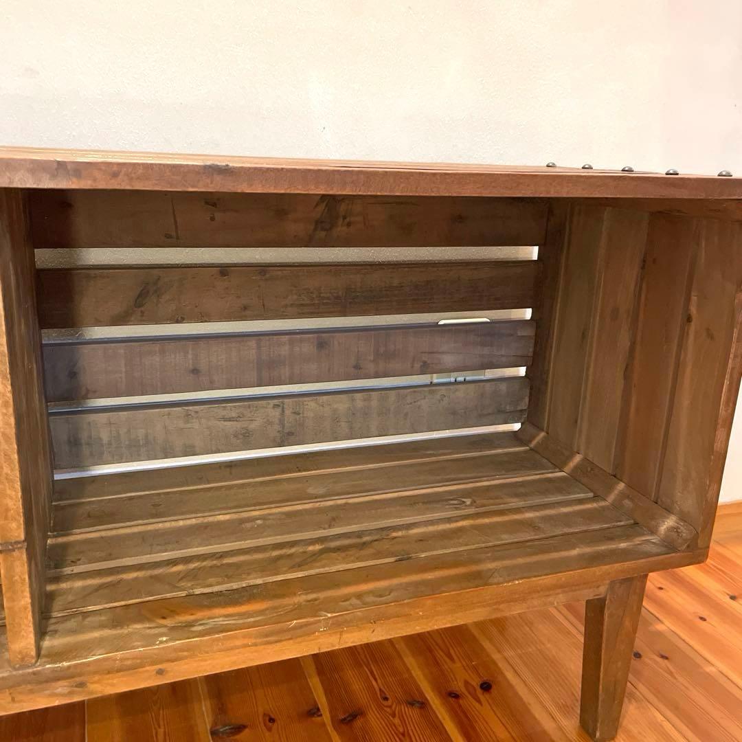 シャビーなテレビボード★テレビ台 古材 木製 アンティーク