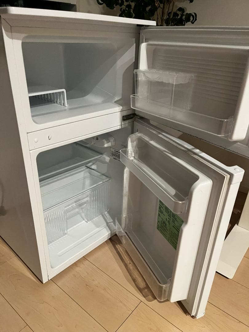 IRIS OHYAMA 2ドア冷蔵庫 IRSD-98-W ホワイト