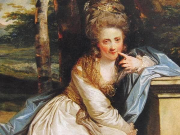 サー・ジョシュア・レノルズ、モンクトン嬢閣下、希少な画集より、高級新品額・額装付