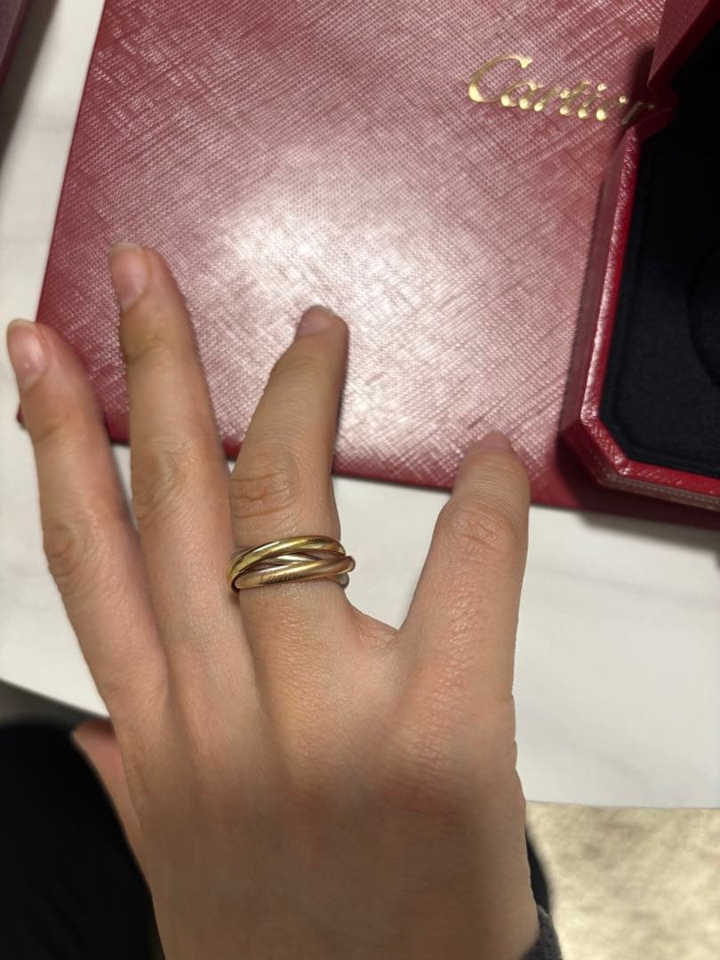 Cartier トリニティリングSM スモール 48 8号
