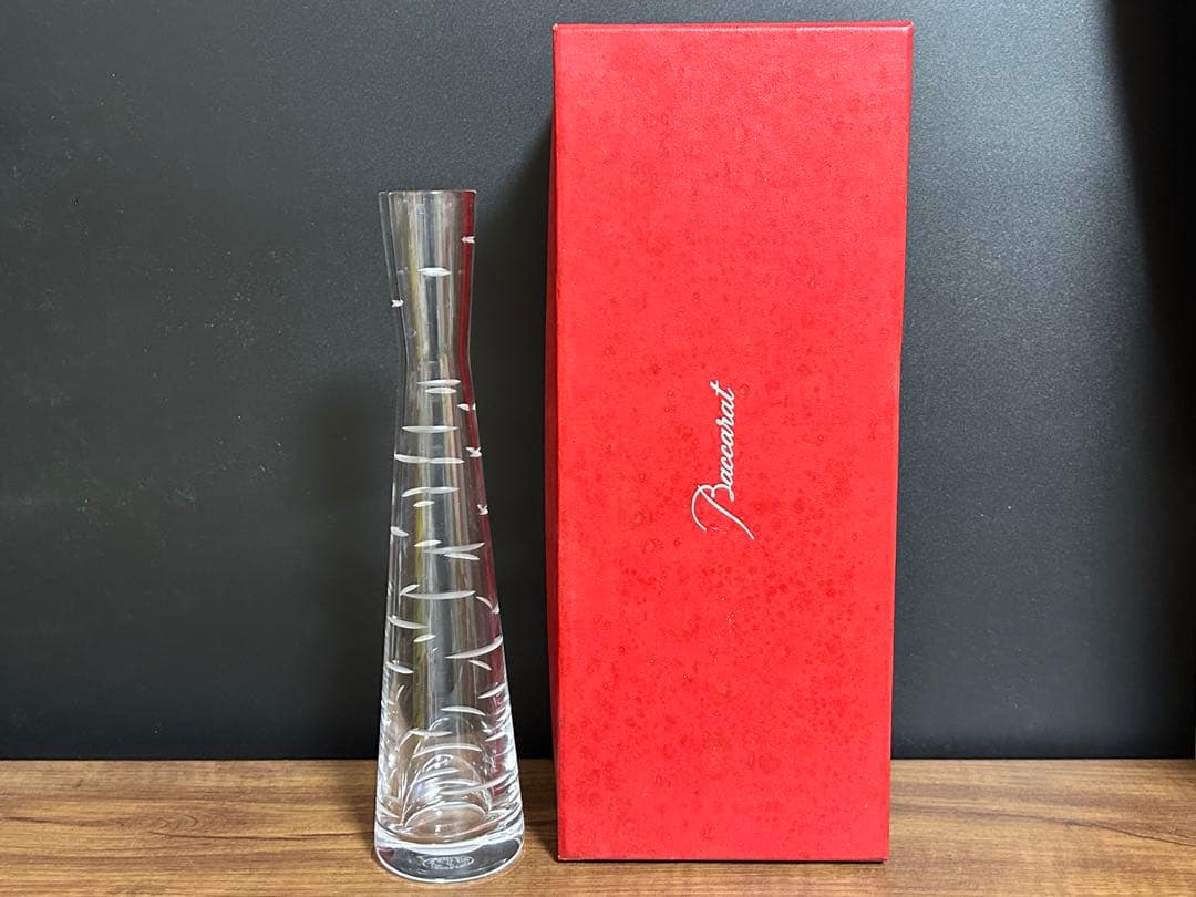 バカラ　ツンドラ　フラワーベース　一輪挿し