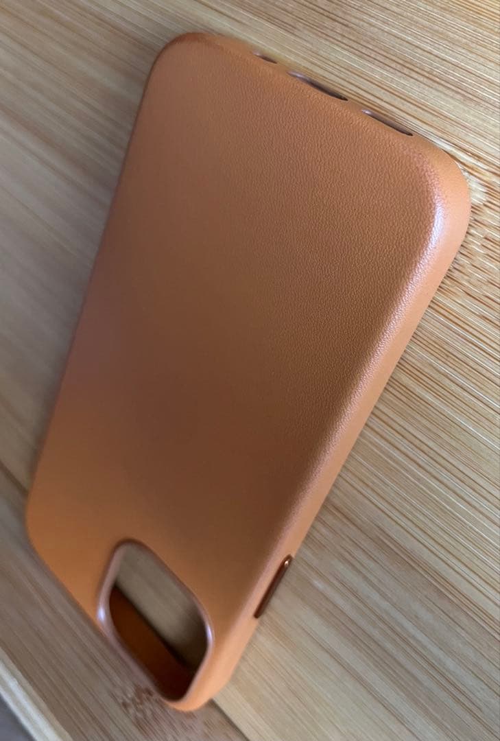 iPhone 13 mini 純正レザーケース ゴールデンブラウン