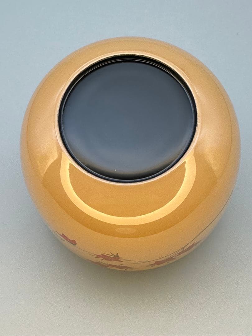 茶道具　棗　和田寿峰　達磨雛蒔絵