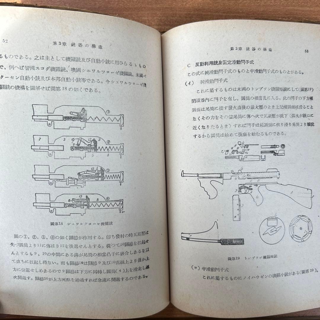 昭和18年(初版) 銃器の科学　陸軍大佐 銅金義一著　山海堂出版部