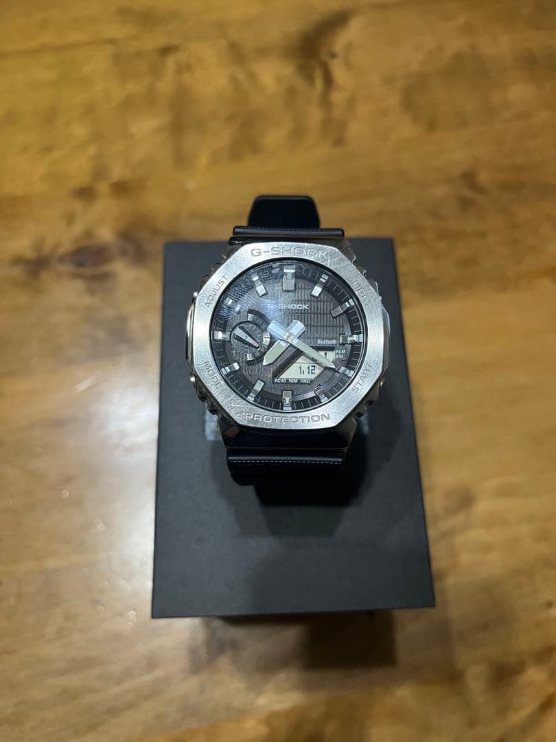 G-SHOCK GBM-2100-1AJF ブラック/シルバー　箱付き