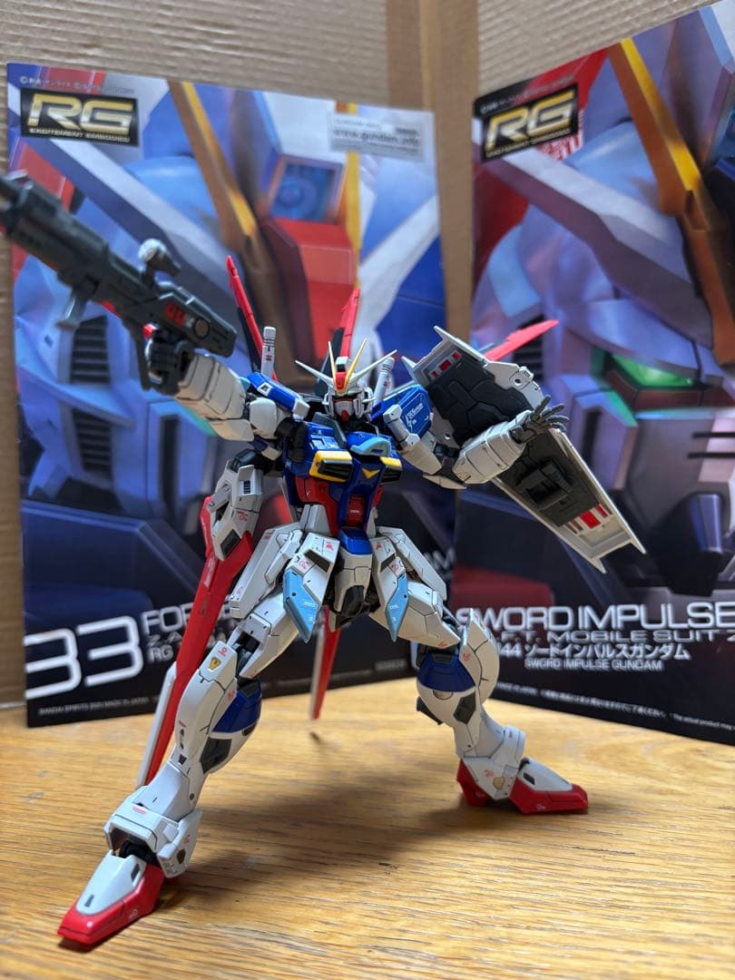 RGフォースインパルスガンダム & ソードインパルスガンダム セット