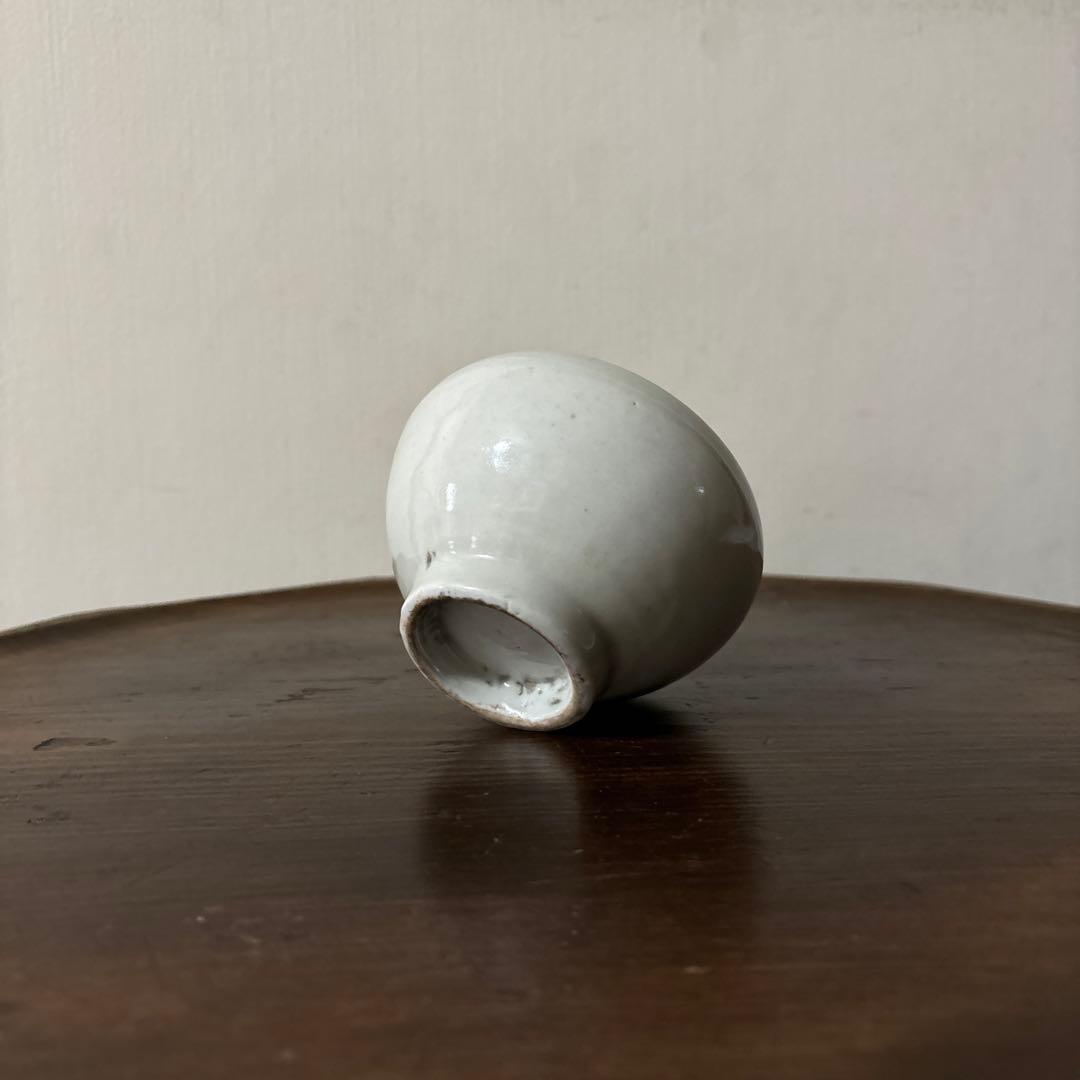 古伊万里染付油壷　⑥江戸時代　骨董　民芸　古道具　アンティーク検:白洲正子　李朝