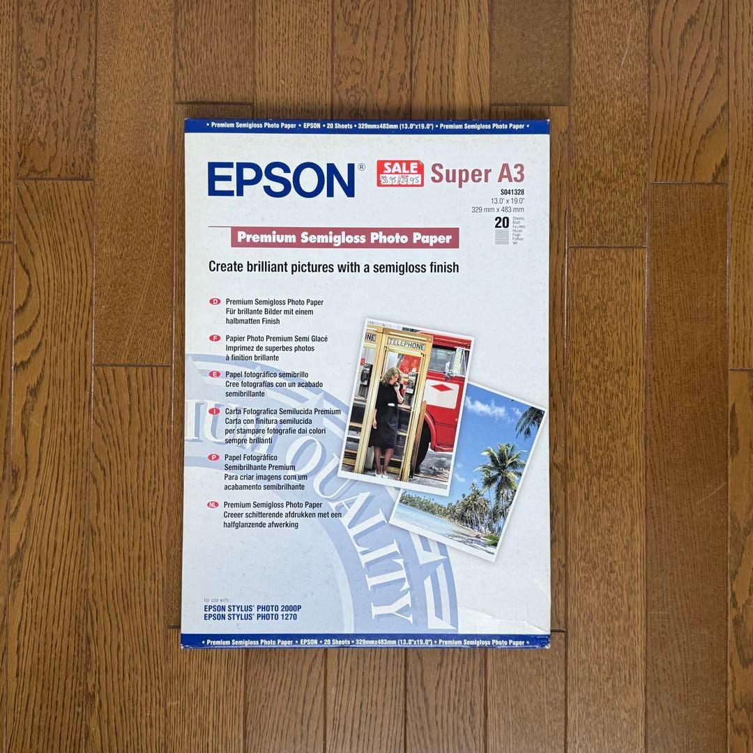 EPSON ILFORD ハーネミューレ インクジェット プリント用紙 A3