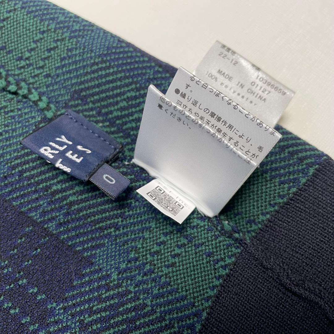 秋冬にも可愛く着れる♡パーリーゲイツ☆リボン&チェック柄ニット【未使用品】0