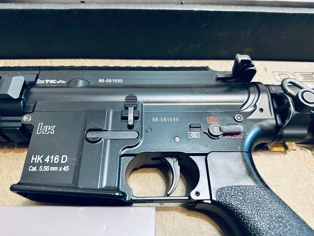 東京マルイ次世代DEVGRU HK-416D ブラックセット売サバゲー引退出品