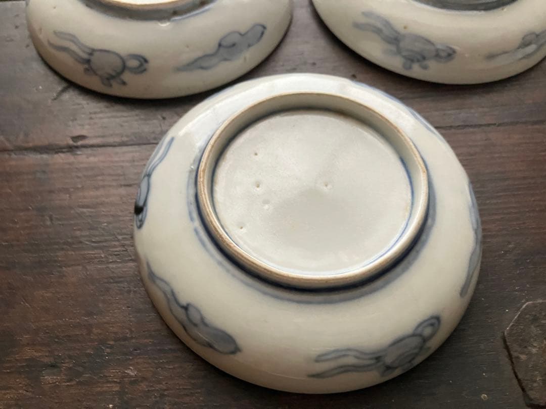 錦手伊万里　美しく華やかな小皿　食卓に華を添える　5枚セット