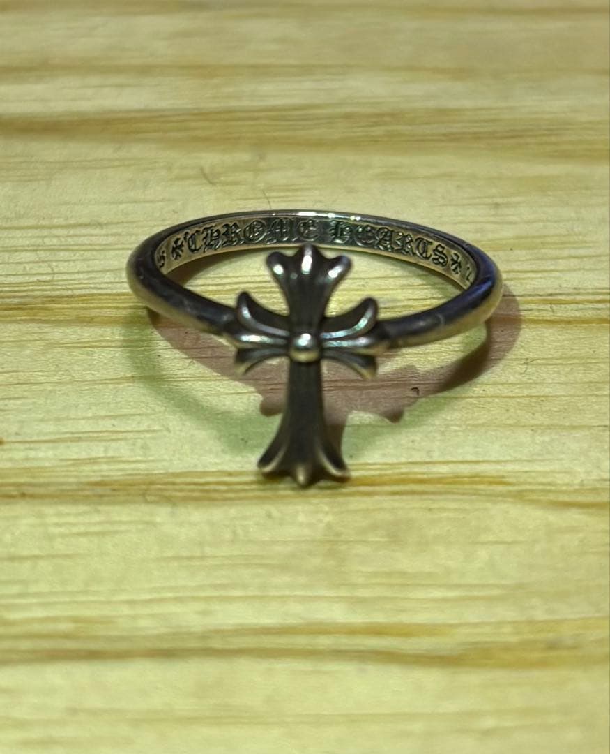 Chrome Hearts バブルガムリングCHクロス　10号