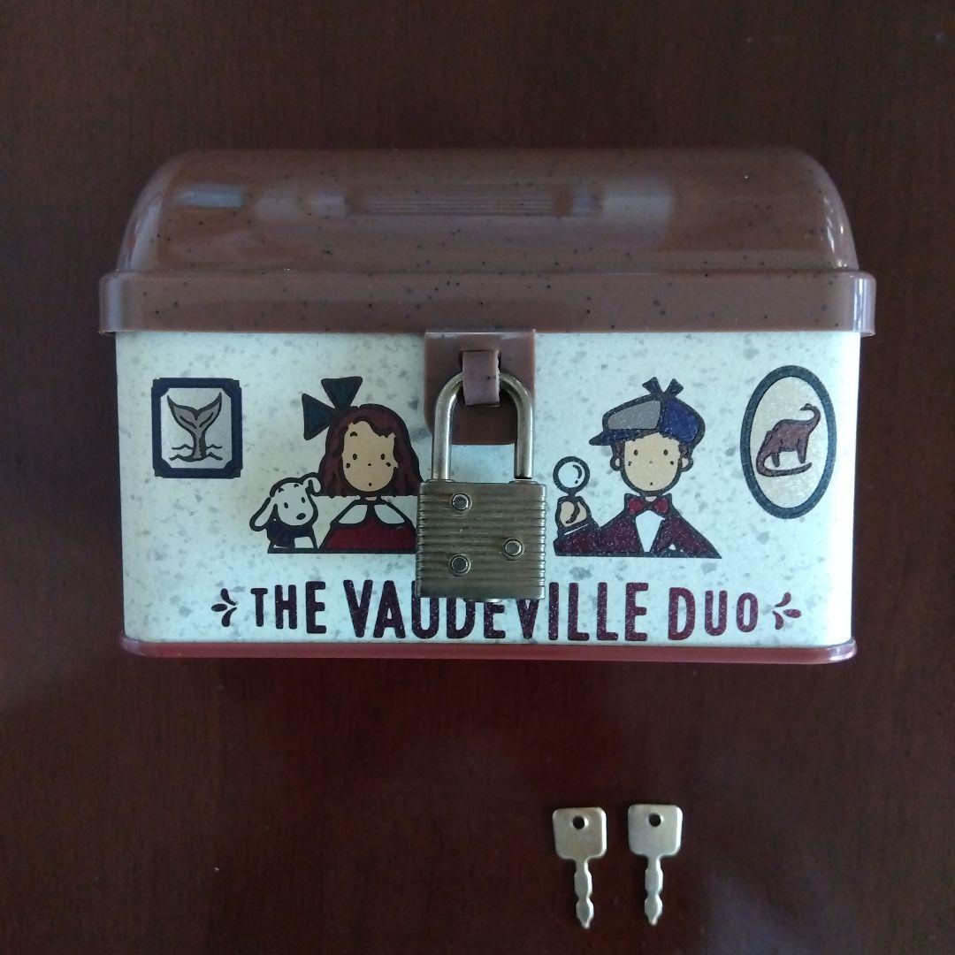The vaudeville duo 鍵付き　貯金箱　サンリオ　平成レトロ