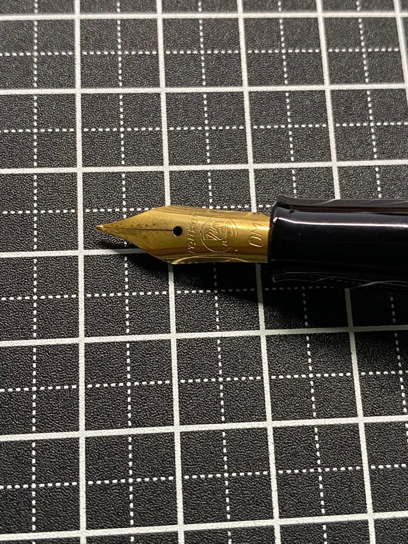 Pelikan M200 Green-Marble 万年筆　字幅OM