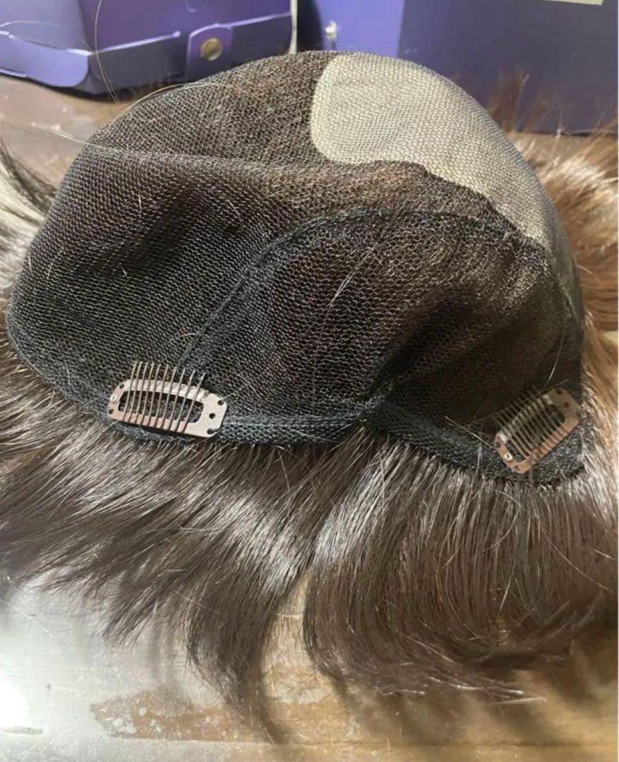 アデランス フォンテーヌ バランプレミアム 栗色 ハーフウィッグ 未使用に近い