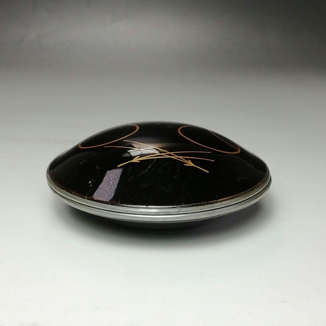 Ｓ６９０　香合　『蒔絵塗香合』『岡本陽斎作』　共箱　茶道具