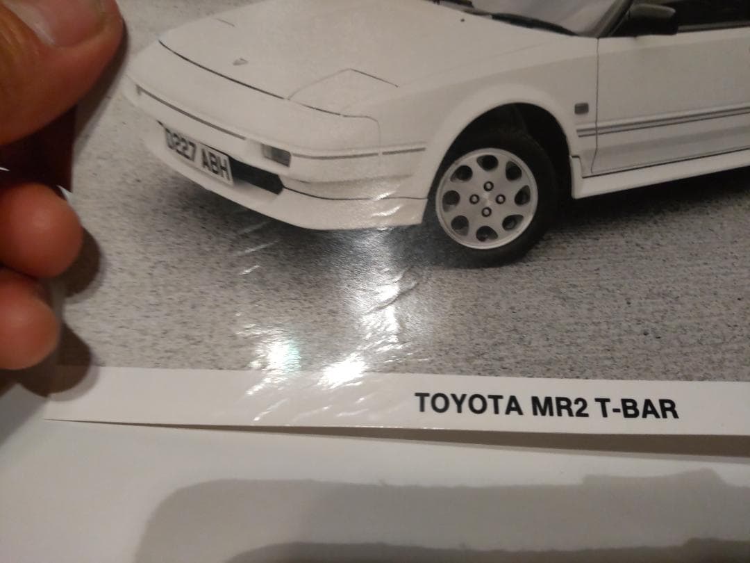 80年代 ビンテージ トヨタ MR2 Tバールーフ 宣伝プレス 写真 プロマイド