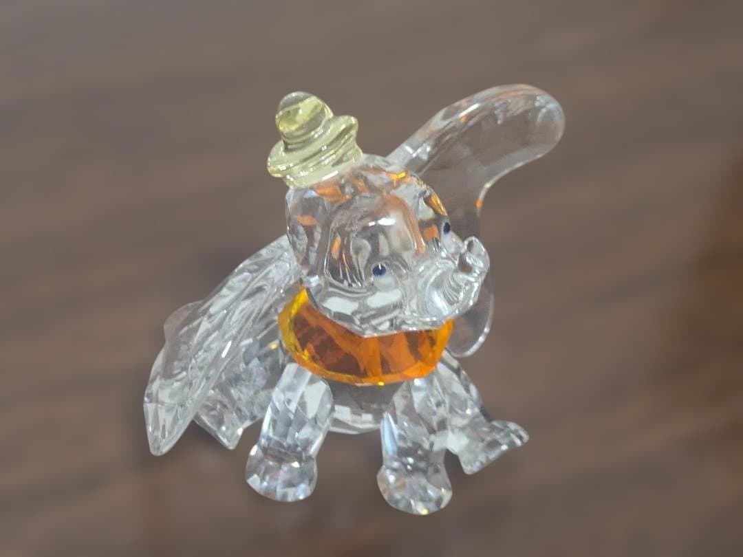 送込美品！ダンボ70周年記念2011年度限定スワロフスキークリスタル人形