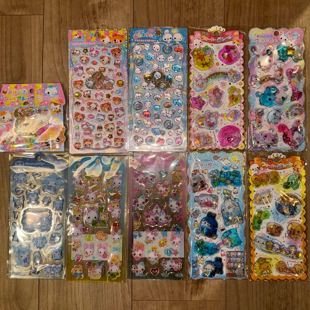 正規品 クロミ　あわわちゃん　うさぎ　ボンボンドロップシール 10点セット