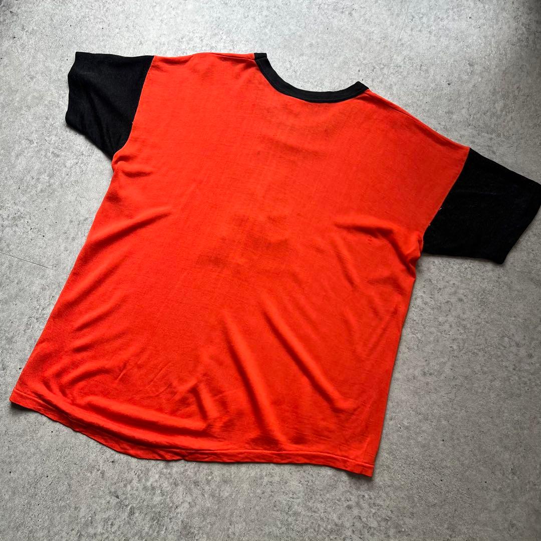 60s MASON フットボールTシャツ USA製 袖裾シングルステッチ