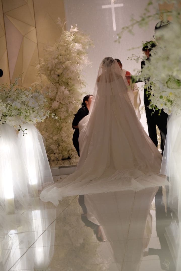 ウエディングラメベール4m