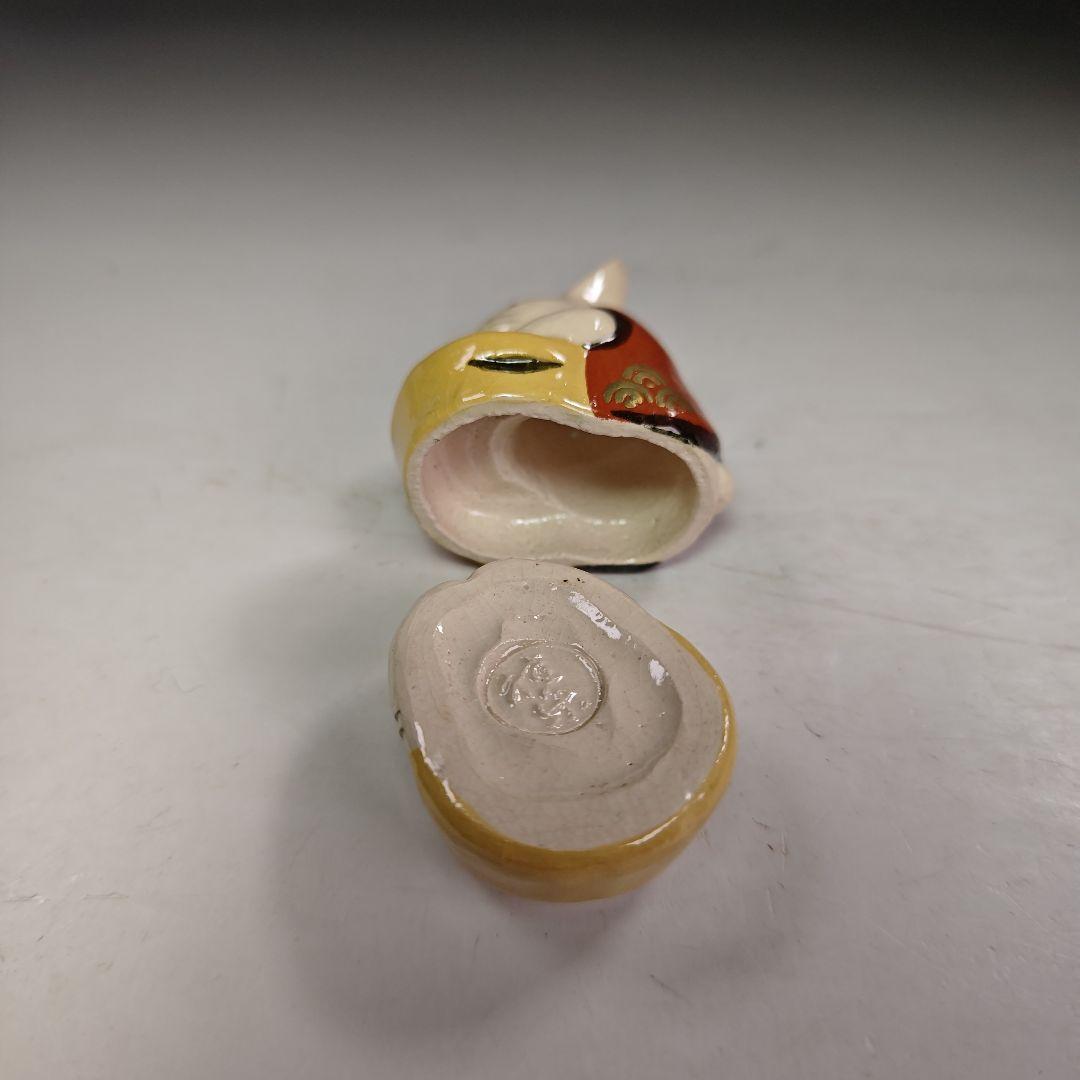 イ910 香合『伊東桂楽造』『兎うさぎ　香合　共箱』茶道具