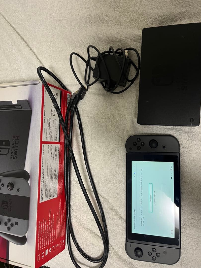 Nintendo Switch 本体 ブラック 未対策　本体動作確認済み中古品
