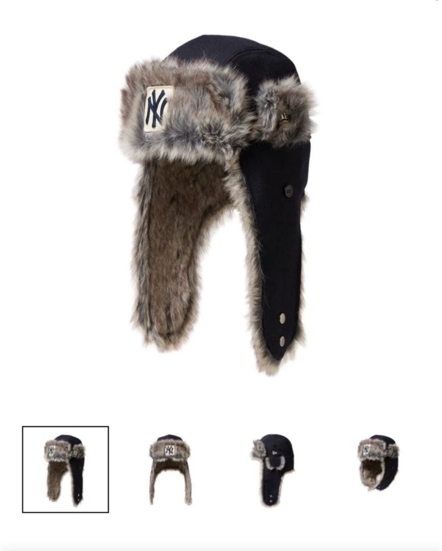 【完売品】NEWERA ニューエラ フライトキャップ ネイビー Mサイズ