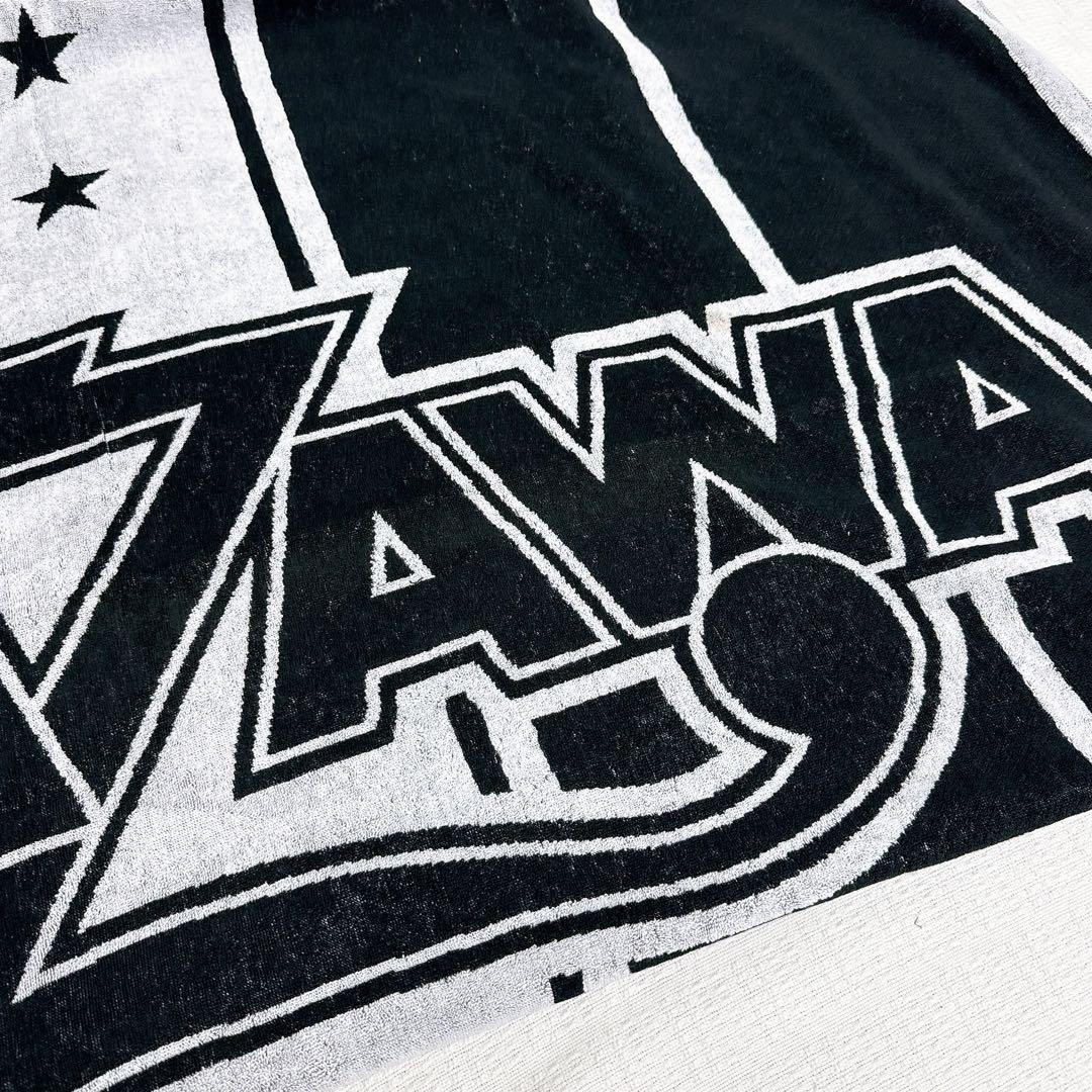 未使用 矢沢永吉 E.YAZAWA ロングタオル 大判 200×140 白黒