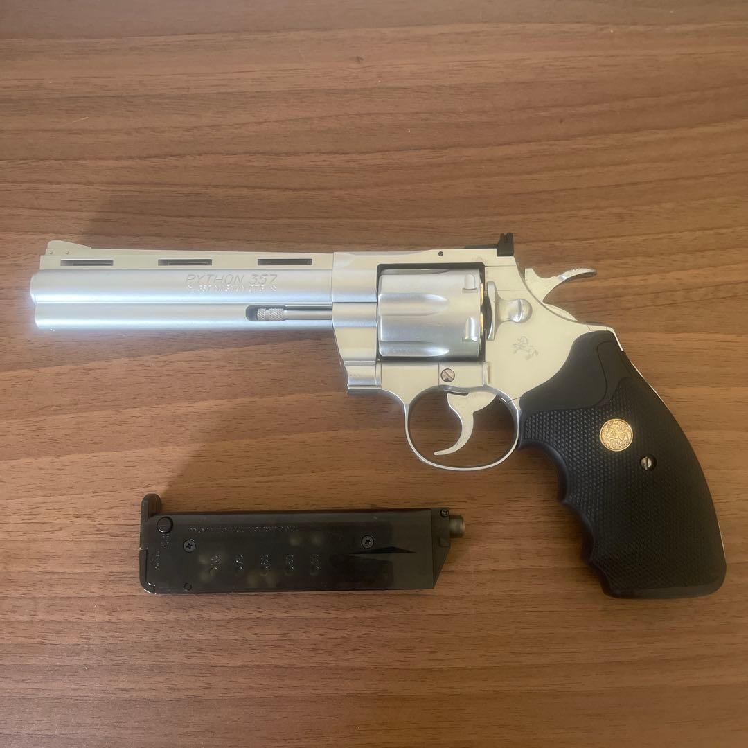 東京マルイ　コルトパイソン357 6インチ シルバーリボルバー ガスガン