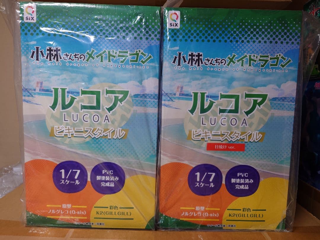 Q-six 小林さんちのメイドラゴン ルコア 1/7スケール ビキニスタイル2種