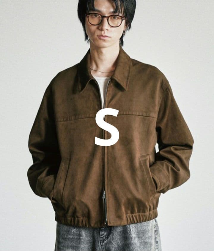 ジャケット・アウター ARTIFICIAL GRAIN FAUX SUEDE ZIP BLOUSON