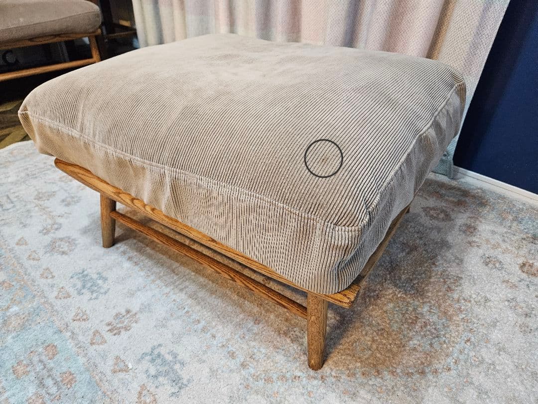 モモナチュラル　クラウドソファ　オットマン