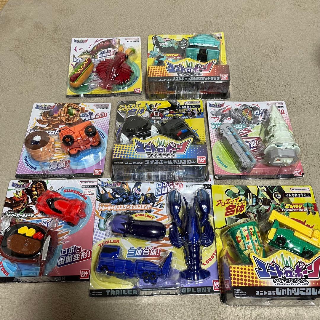ユニトロボーン8体まとめ売り　変形ロボ