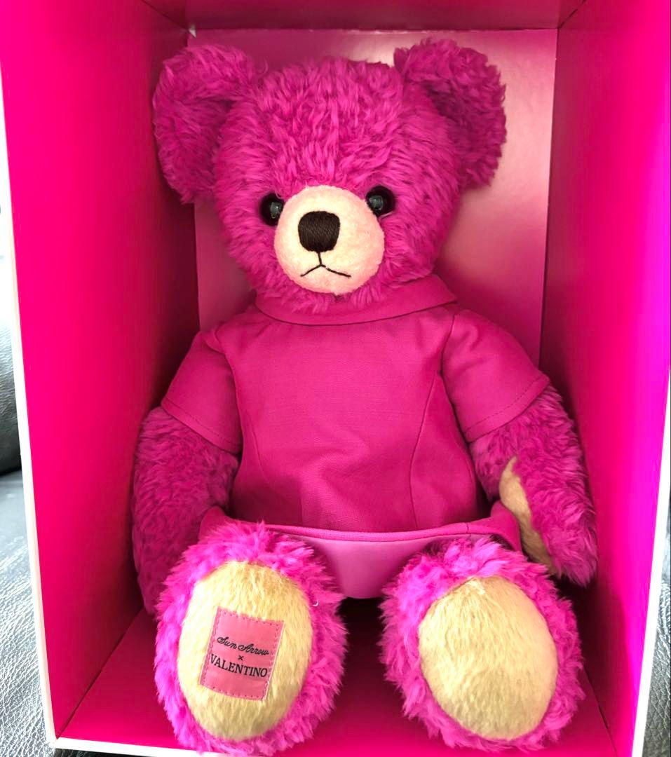 valentino × サンアロー ヴァレンティノ スタディベア ぬいぐるみ