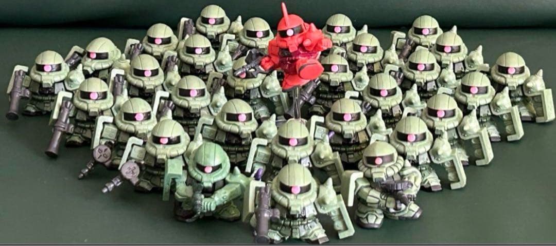 SDガンダムフルカラー ザク 31機セット
