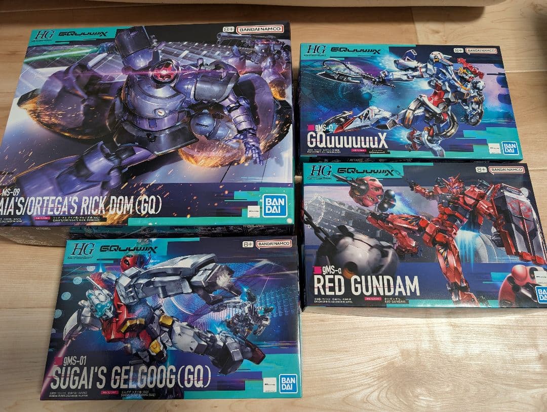 ガンプラ　HG GQuuuuuX 4点セット