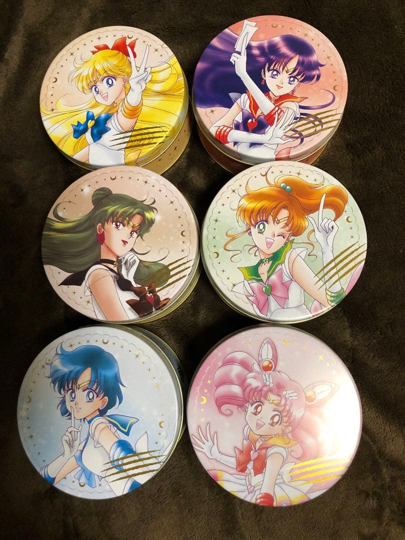 セーラームーン キャラクター缶 6個セット