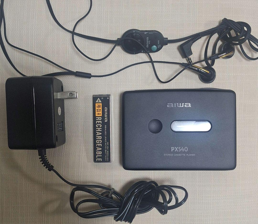 【aiwa】PX540 カセットプレーヤー　※送料込み