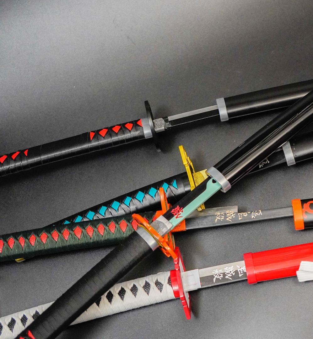 炭次郎　日輪刀　コスプレ　金属　刀　剣　鍔煉獄　国内100㎝ 【残3】