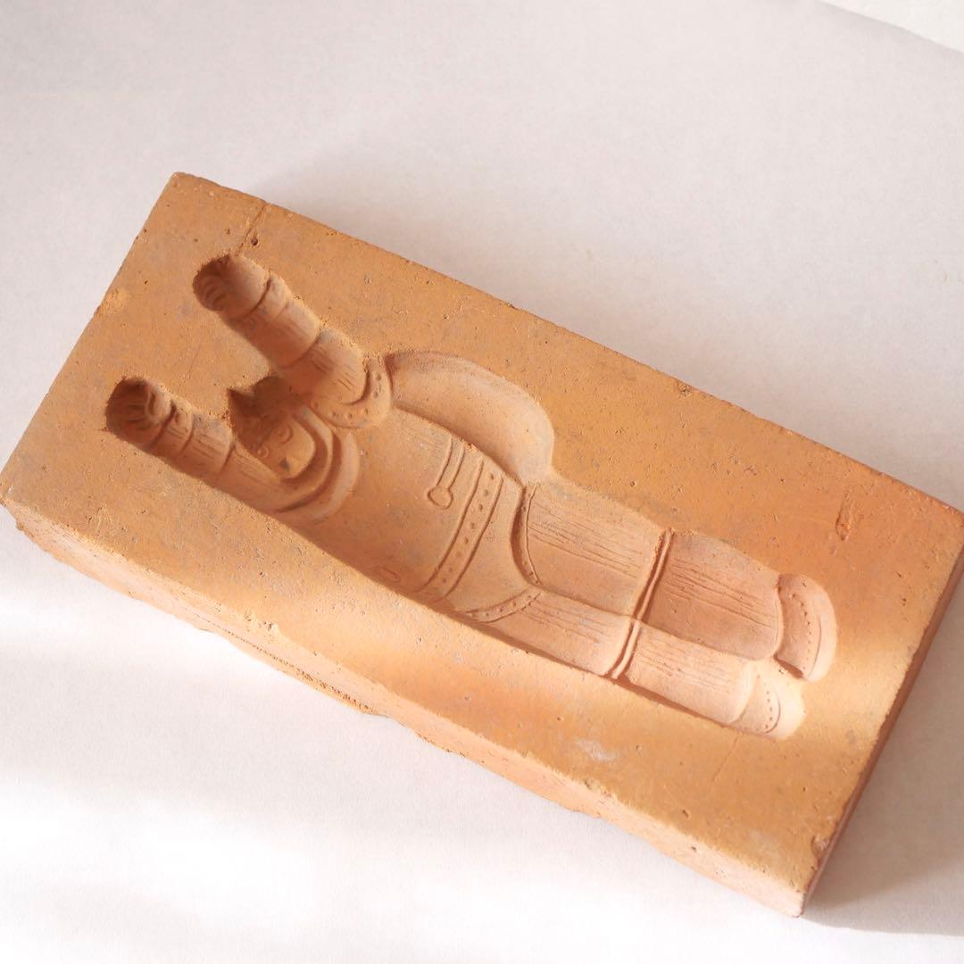 鉄人28号の粘土型　約22cm カタ屋　粘土屋　昭和レトロ 型屋 粘土版