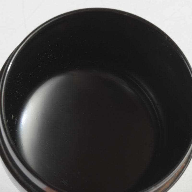 茶道具　加賀蒔絵師　志田伯峰作　鼓蒔絵　中棗　共箱　V　9519