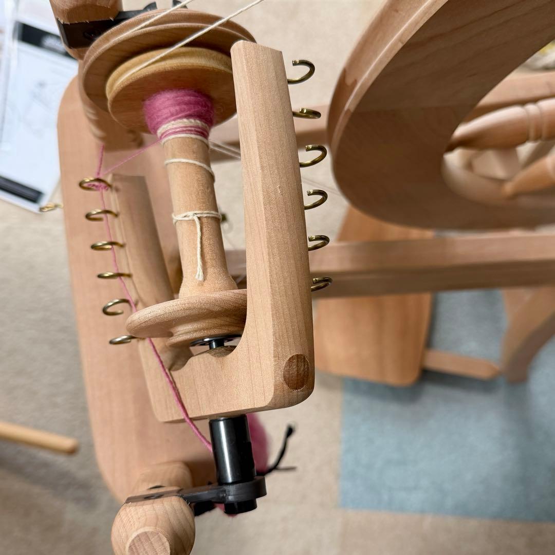 Ashford アシュフォード/トラディショナル/ダブルドライブ/手紡ぎ車/白木