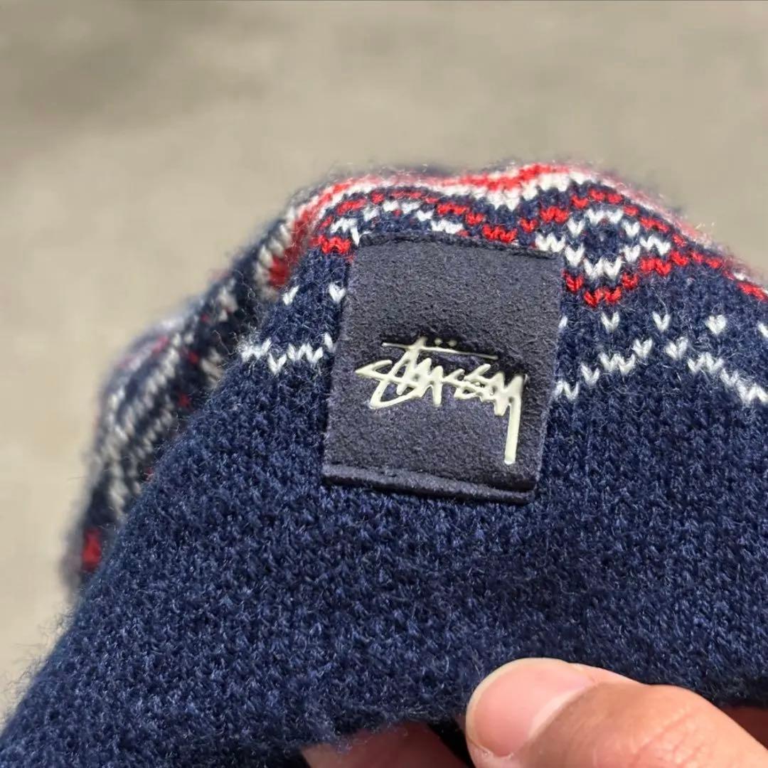 希少品 90年代 STUSSY ポンポン タッセル ニット帽